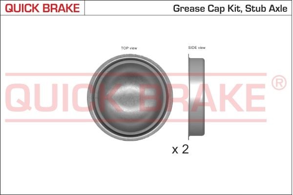 QUICK BRAKE Cap, wheel bearing Article number: 9822K cheaply