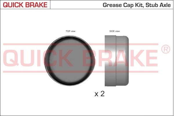 QUICK BRAKE Cap, wheel bearing Article number: 9823K cheaply