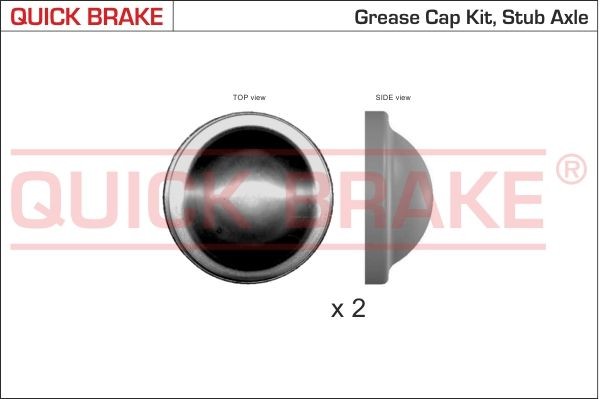 QUICK BRAKE 9829K Kaas, rattalaager FIESTA 1.6 TDCi 75 HP Diisel