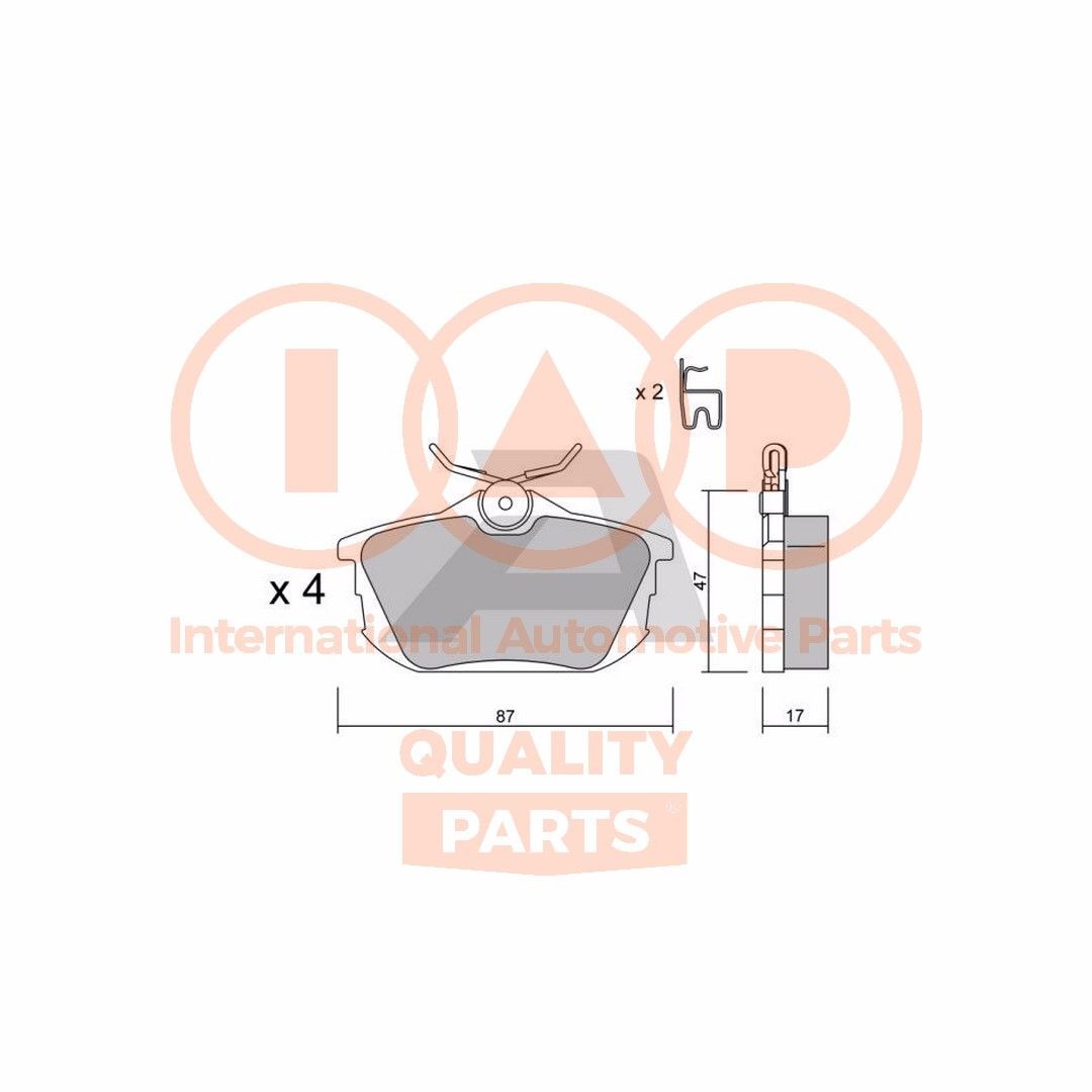 IAP QUALITY PARTS Cilindro principal de freno Número de artículo: 702-14073 a buen precio