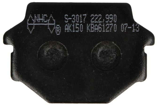 NHC Комплект спирачно феродо, дискови спирачки артикулен номер: S3017-AK150 евтино