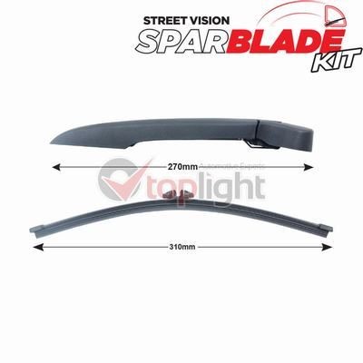 AE TOPLIGHT Wiper Arm Set, window cleaning Article number: TRA-B534 cheaply
