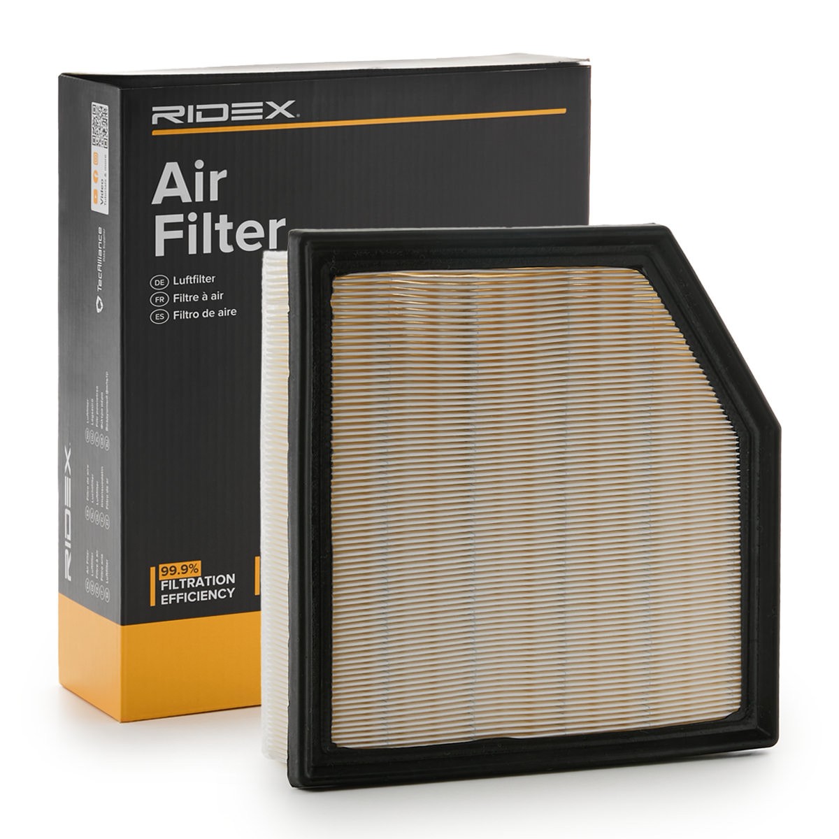 RIDEX Luftfilter Varenummer: 8A0954 billige