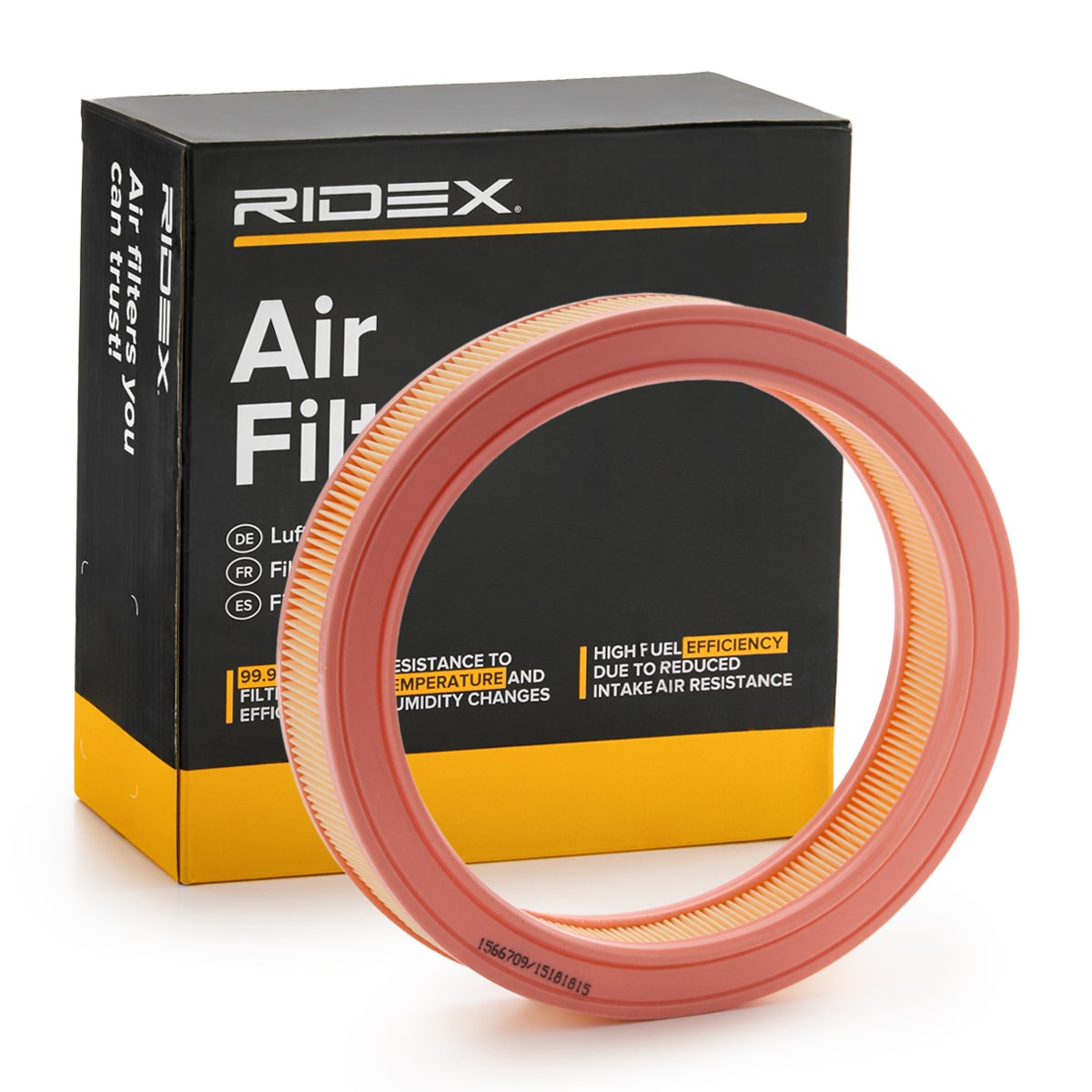 RIDEX Въздушен филтър артикулен номер: 8A0972 евтино