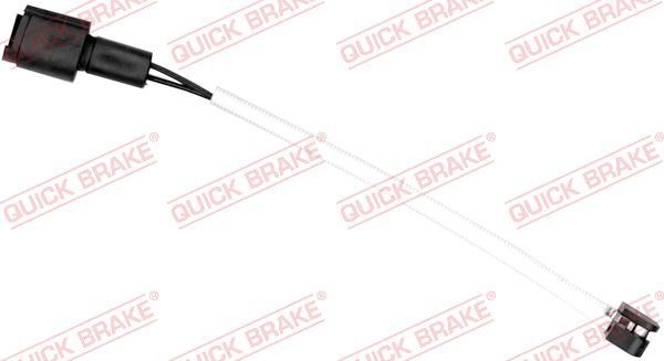 QUICK BRAKE Įspėjimo kontaktas, stabdžių trinkelių susidėvėjimas prekės numeris: WS 0102 B nebrangu