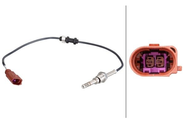 HELLA Sensor, exhaust gas temperature Article number: 6PT 010 376-161 cheaply