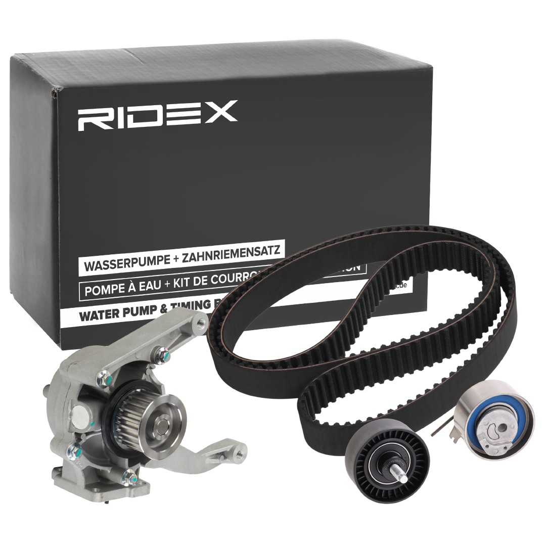 RIDEX Wasserpumpe + Zahnriemensatz Artikelnummer: 3096W0286 günstig