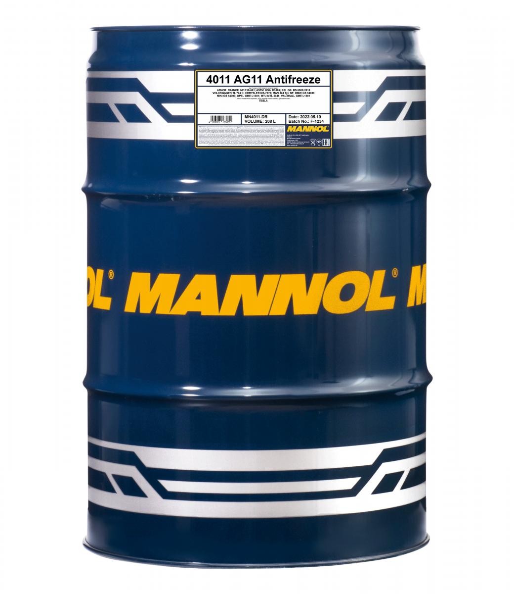 MANNOL Antifreeze AG11 Longterm Article number: MN4011-DR cheaply
