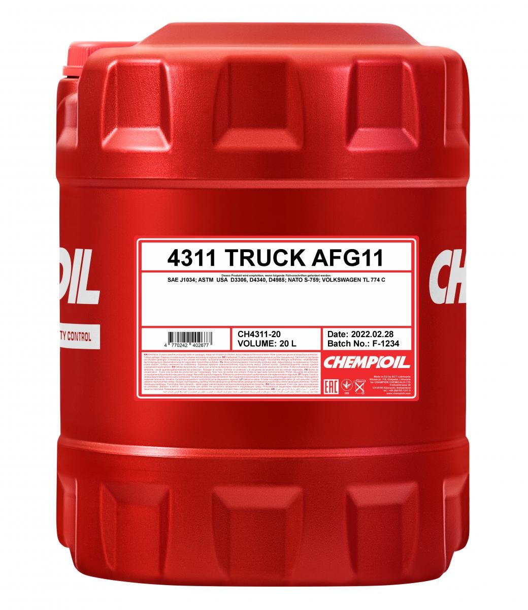 CHEMPIOIL Kühlmittel Truck, AFG 12+ Artikelnummer: CH4311-20 kaufen