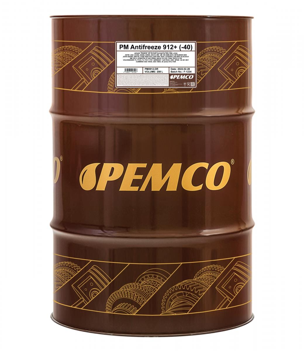 PEMCO Antifreeze Antifreeze 912+, -40 Article number: PM0912-DR cheaply