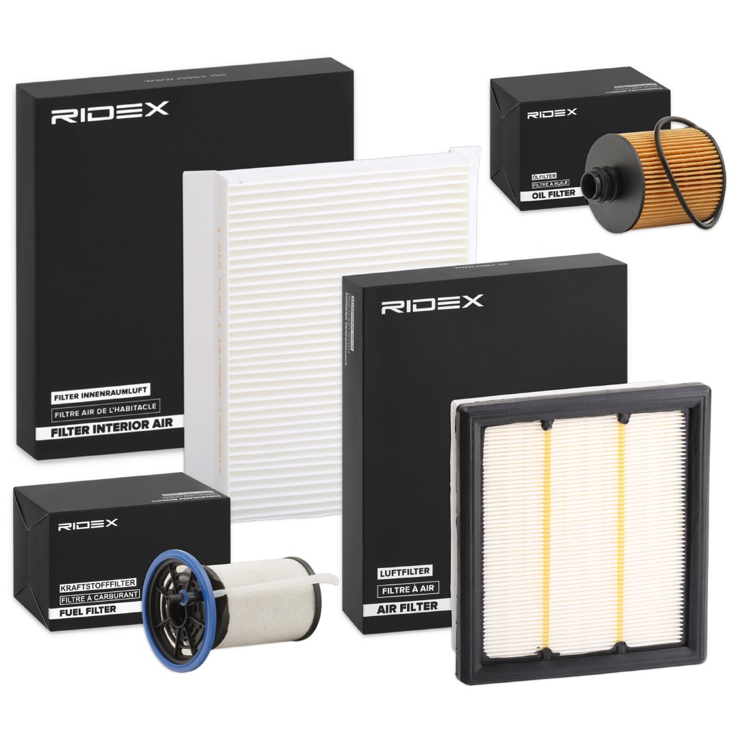 RIDEX Kit filtri Numero articolo: 4055F0187 poco costoso