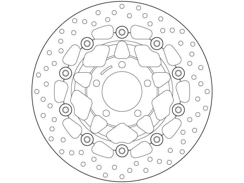 BREMBO Brake disc Serie Oro Article number: 78B40820 cheaply