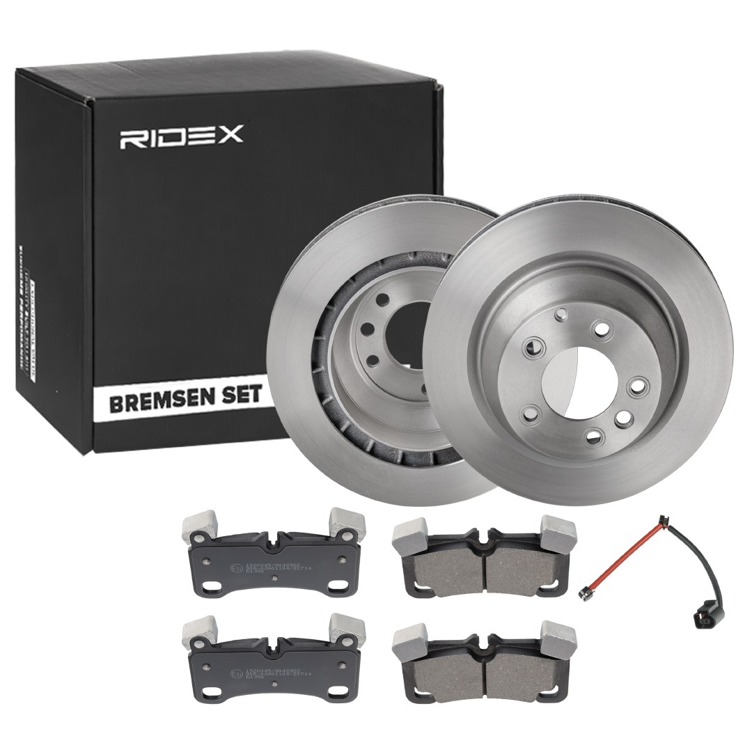 RIDEX Brake discs and pads set Article number: 3405B0406 cheaply