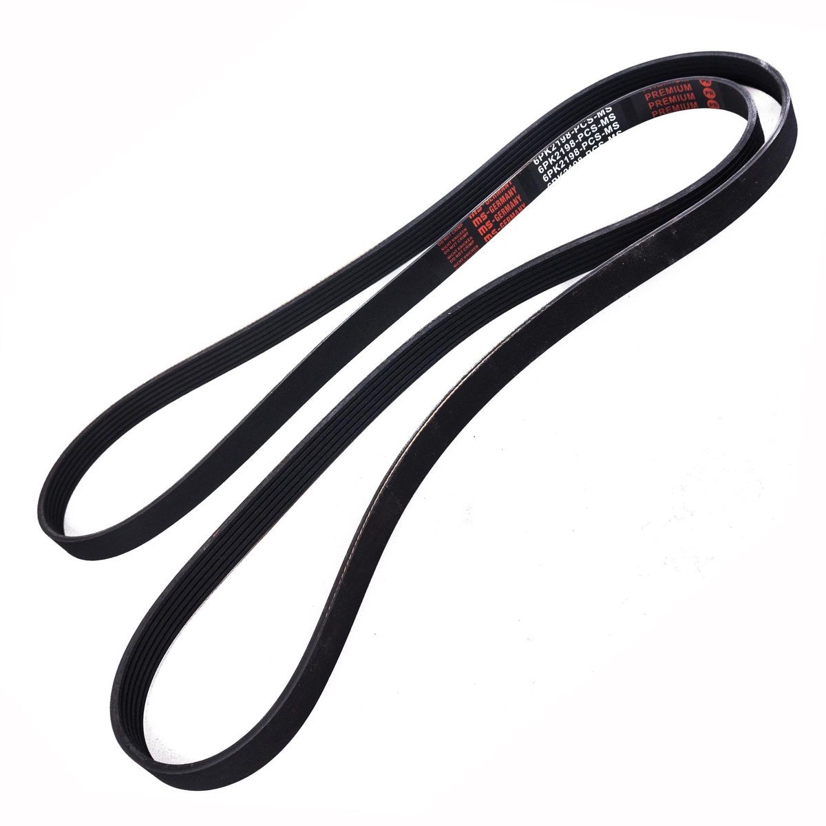 MASTER-SPORT V formos rumbuoti diržai prekės numeris: 6PK2198-PCS-MS nebrangu