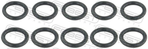 FEBEST RINGAH-023-PCS10 Τσιμούχα, σωληνάκι συστήματος κλιματισμού CADDY 2.0 TDI 75 PS Πετρέλαιο