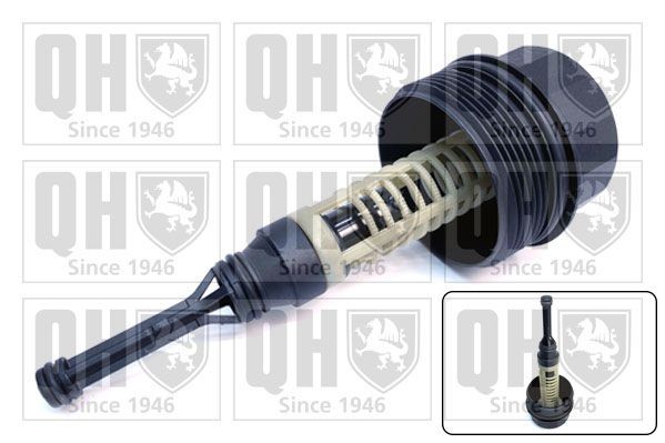QUINTON HAZELL QOC1039 Couvercle, boîtier du filtre à huile Classe E E 220 CDI 2.2 (211.006) 136 CH Diesel 2009