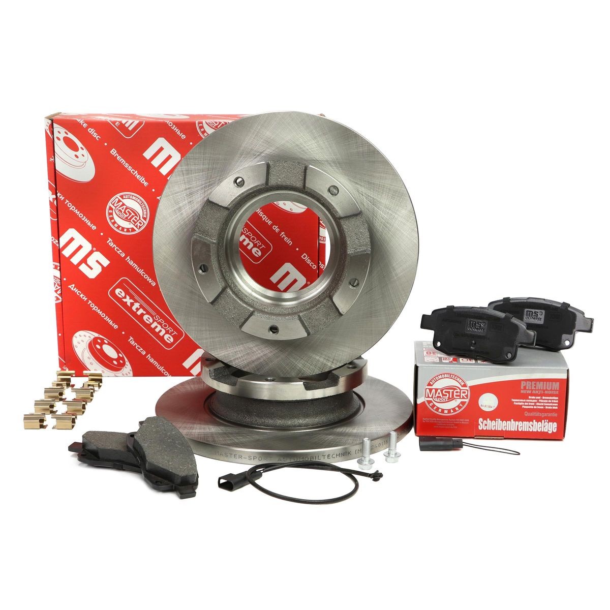 MASTER-SPORT Brake discs and pads set Article number: 201602160 cheaply