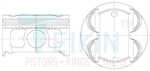 TEIKIN Piston Set Article number: 30113.STD cheaply