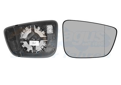 VAN WEZEL Spejlglas, udvendig spejl Varenummer: 0550838U billige