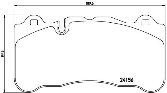 BREMBO Brake pad set Article number: P 50 078 cheaply