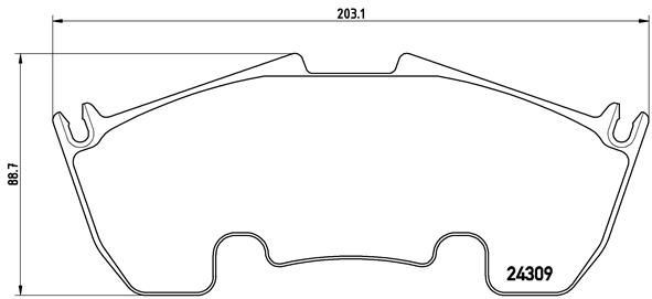 BREMBO Brake pad set Article number: P 50 079 cheaply