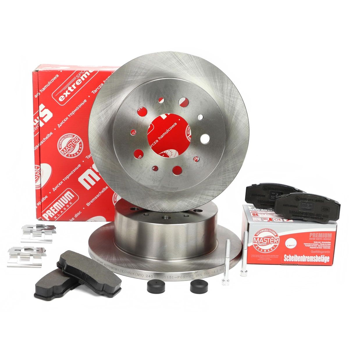 MASTER-SPORT Kit dischi e pastiglie Numero articolo: 201601151 poco costoso