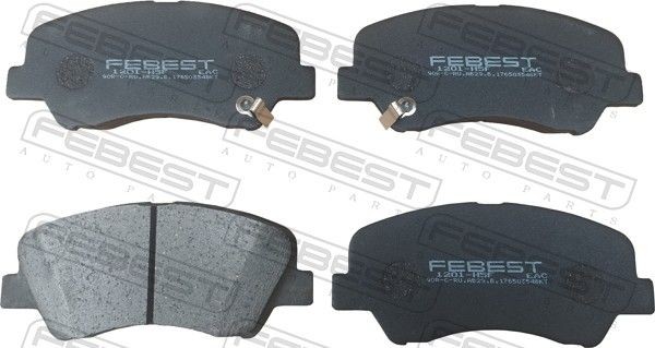 FEBEST Brake pad set Article number: 1201-H5F cheaply