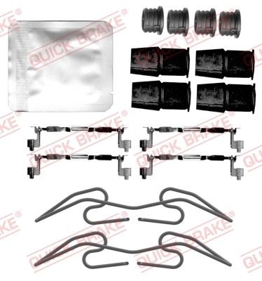 QUICK BRAKE 109-0133 Lisakomplekt, ketaspiduriklotsid KODIAQ 1.5 TSI mHEV 150 HP Bensiin/elekter