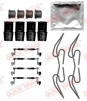 QUICK BRAKE 109-0134 Set accesorii, placute frana OCTAVIA 1.5 TSI 116 CP benzina