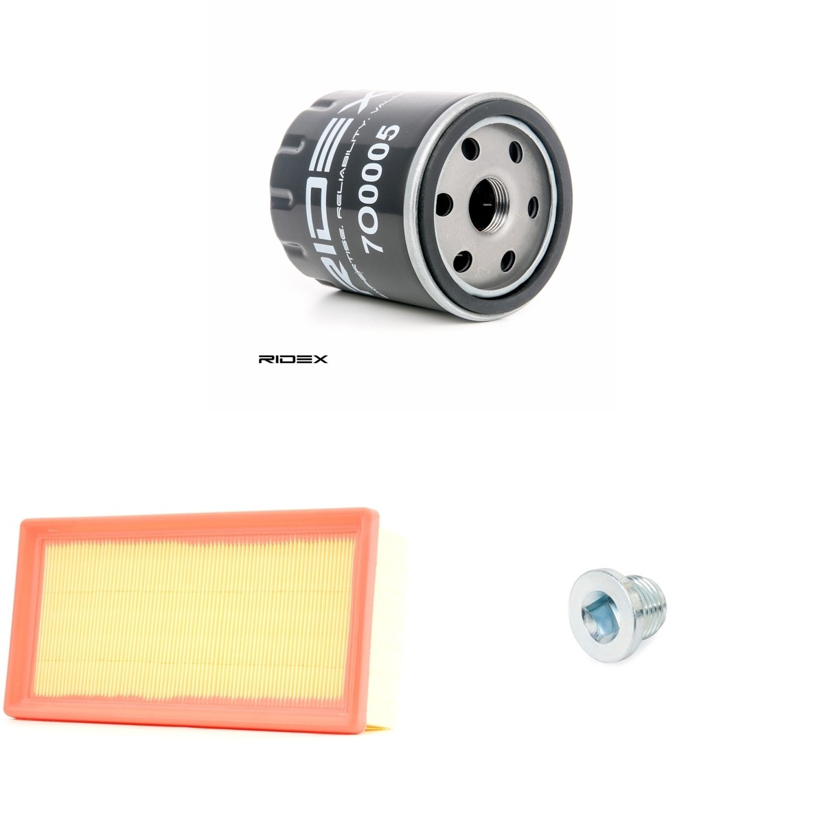 RIDEX Filter kit Varenummer: 4055F1626 billige