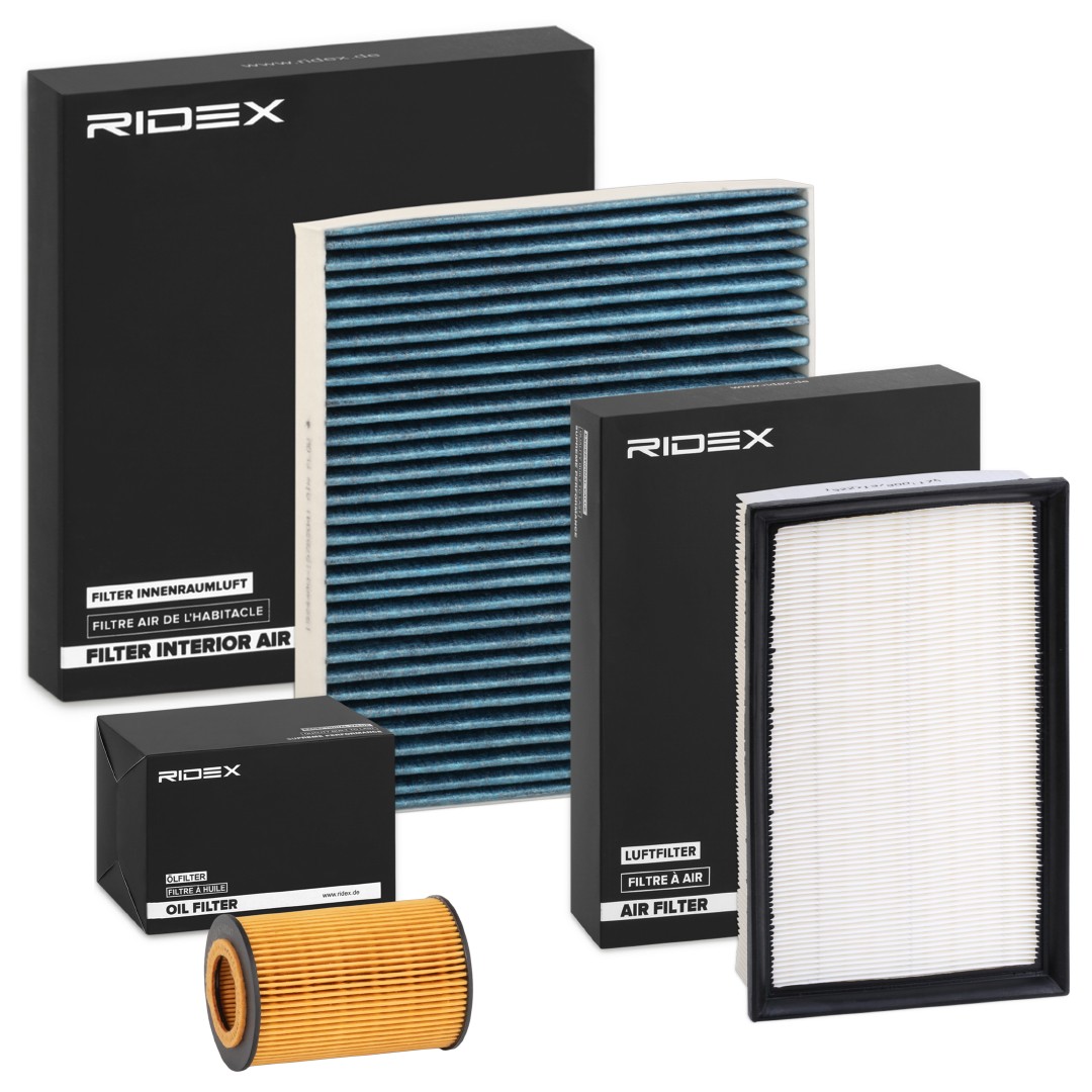 RIDEX Комплект филтри артикулен номер: 4055F4054 евтино