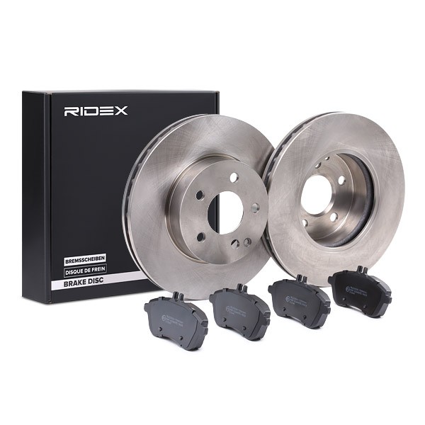 RIDEX Brake discs and pads set Article number: 3405B0846 cheaply