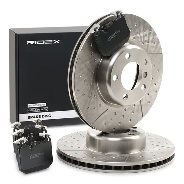 RIDEX Brake discs and pads set Article number: 3405B1295 cheaply