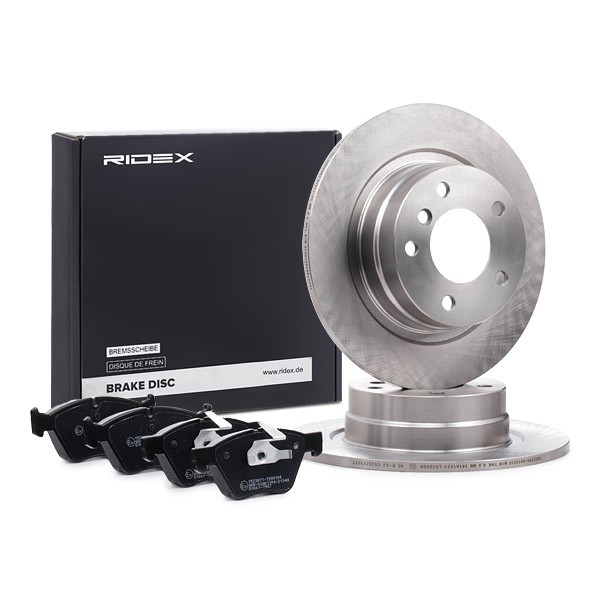 RIDEX Brake discs and pads set Article number: 3405B1403 cheaply