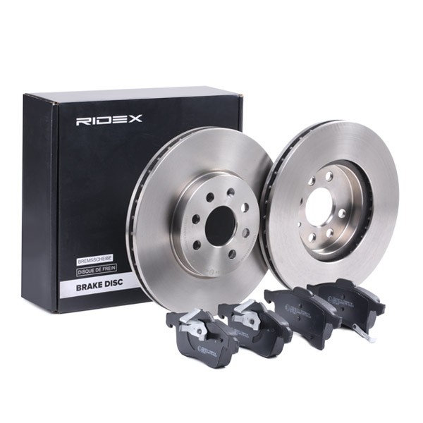 RIDEX Brake discs and pads set Article number: 3405B1497 cheaply