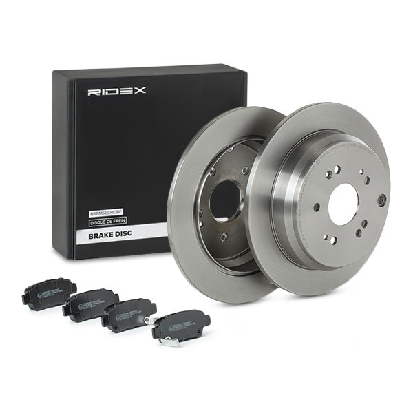 RIDEX Brake discs and pads set Article number: 3405B1507 cheaply