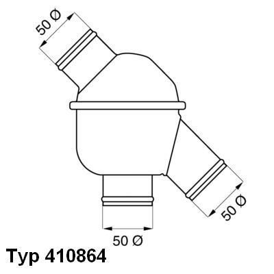 WAHLER Thermostat Article number: 410864.83D0 cheaply