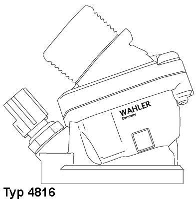 WAHLER Termostato motore Numero articolo: 4816.90D poco costoso