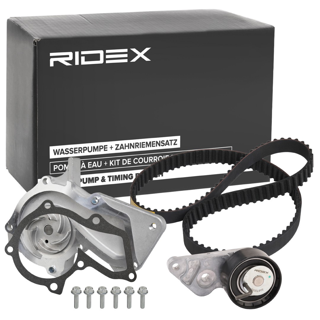 RIDEX Water pump and timing belt kit Article number: 3096W0405 cheaply