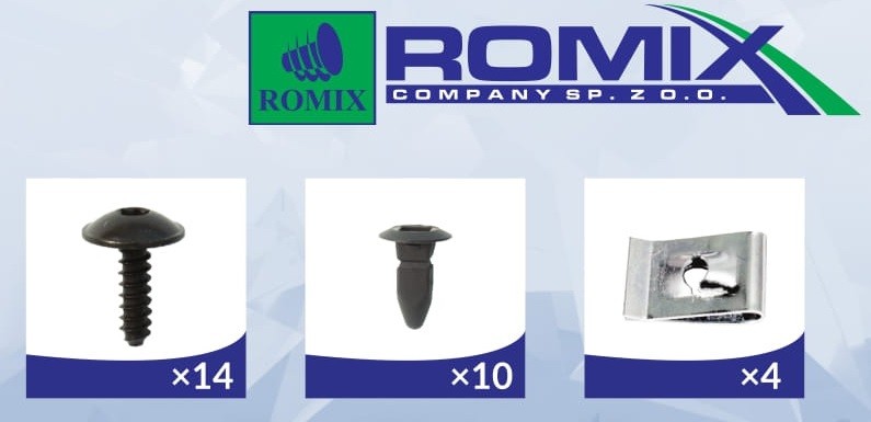 ROMIX Panel błotnika wewnętrznego Numer artykułu: 91000 niedrogo