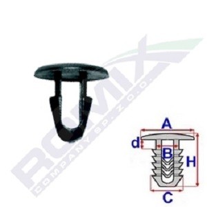 ROMIX Clip, list Artikelnummer: B22146 billigt