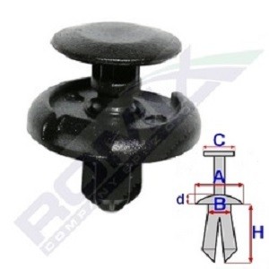 ROMIX Clip, list Artikelnummer: B23143 billigt