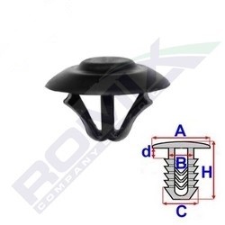 OEM Clip C60749 fra ROMIX