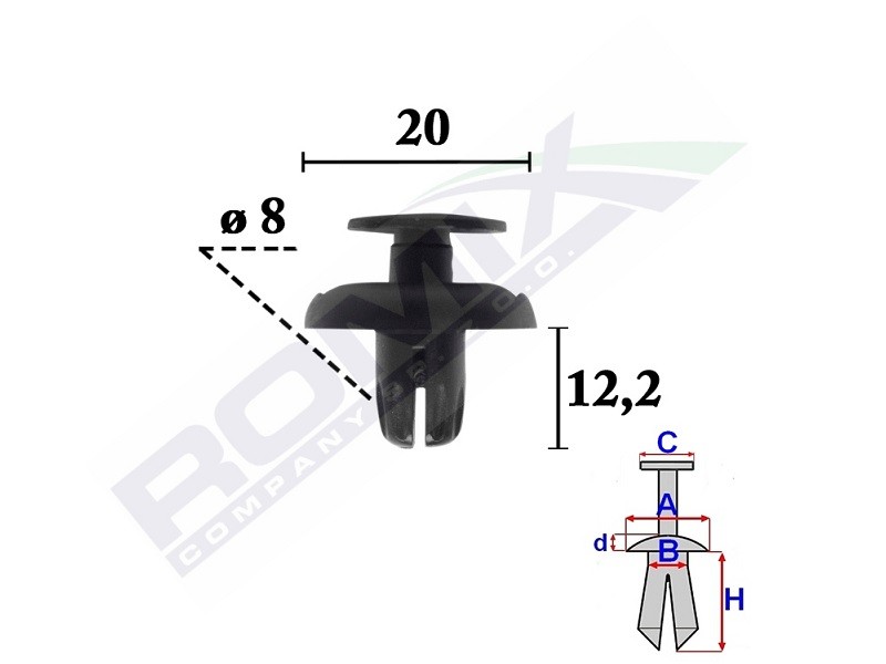 ROMIX Stopper, ehis- / kaitseliist Artikli number: C70352 soodsalt