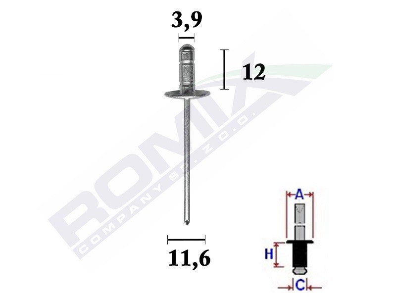 ROMIX Clip, list Artikelnummer: C70373 billigt
