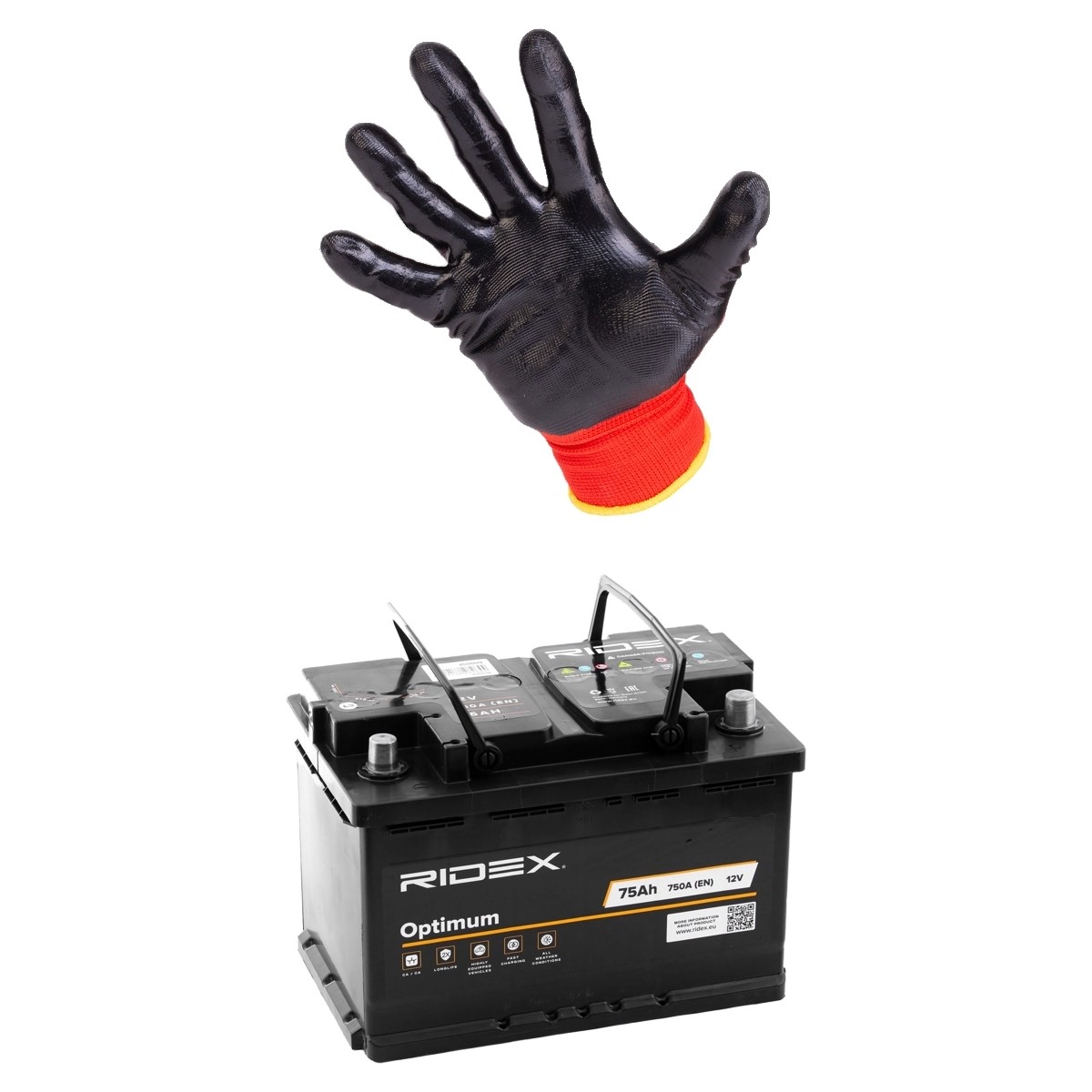 RIDEX Batería Número de artículo: 1S0287 a buen precio