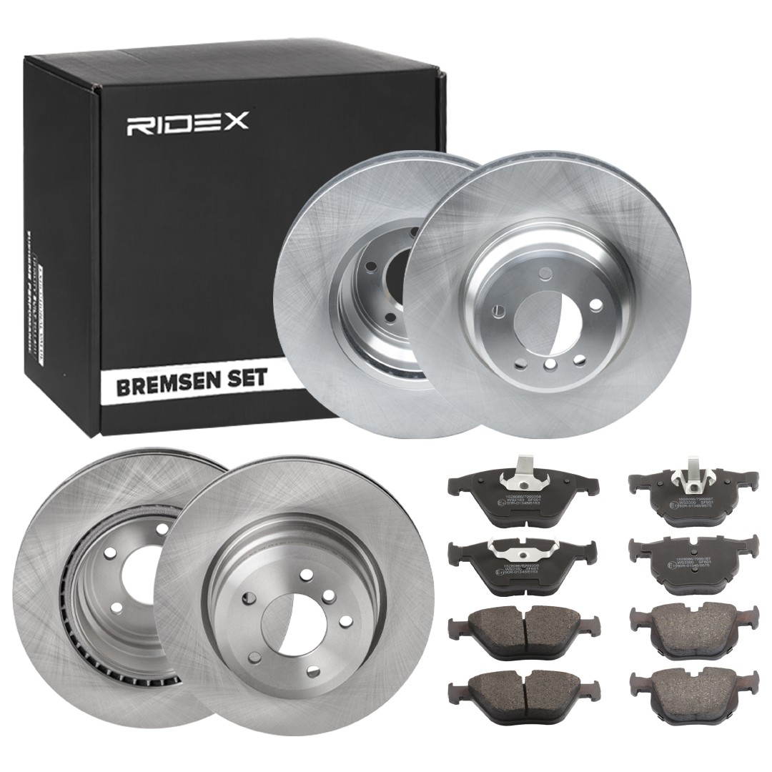 RIDEX Bremsscheiben und -beläge Artikelnummer: 3405B1749 günstig
