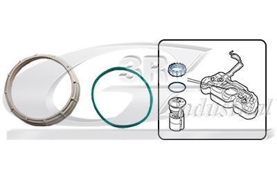 3RG Guarnizione, Sensore livello carburante Numero articolo: 80975 poco costoso
