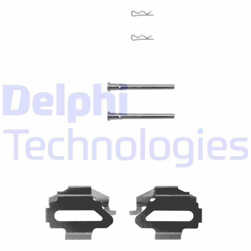 DELPHI LX0162 Lisakomplekt, ketaspiduriklotsid MONDEO 1.8 i 16V 115 HP Bensiin 1996