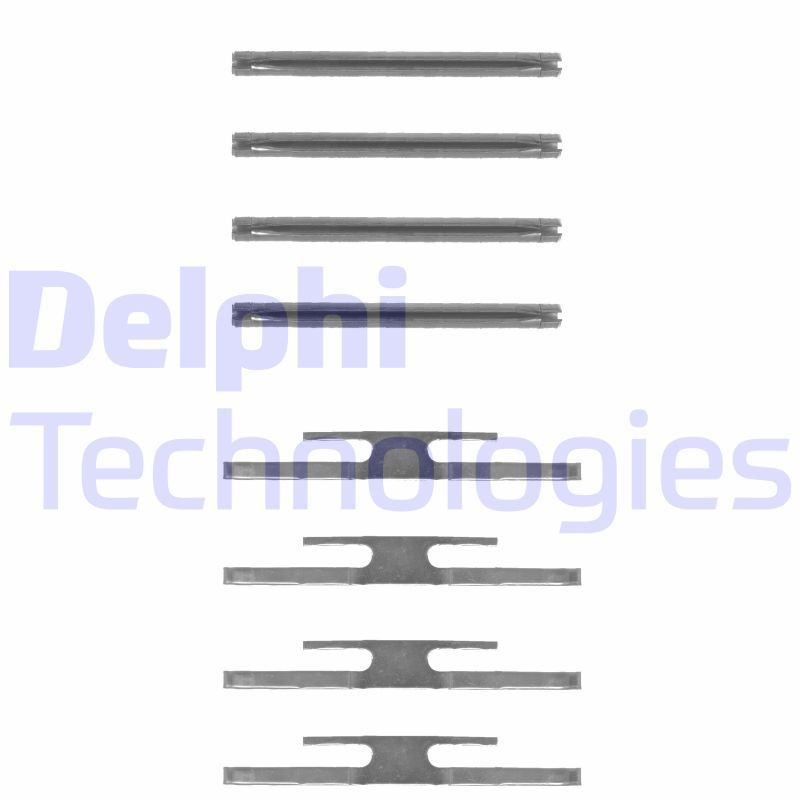 DELPHI Σετ βοηθ. εξαρτημάτων, τακάκια φρένων αριθμός Άρθρου: LX0184 φθηνότερα